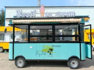 Food Truck <span class=keywords><strong>Vintage</strong></span> Personalizzato da 13 Piedi per Vendita Ambulante di Cibo da Strada, Ideale per Catering e BBQ - Product Image 2