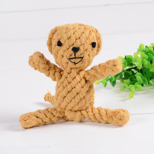 El dokuma pamuk halat Pet oyuncak toptan köpek diş taşlama temizlik köpek oyuncak malzemeleri Pet diş taşlama sopa - Product Image 4