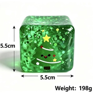 Jouet Squishy Thème Noël, Jouet à Presser à Rebond Lent, Mignon et Amusant pour Soulager le Stress, Idéal pour Enfants et Adultes, Cadeaux de Fête - Product Image 5