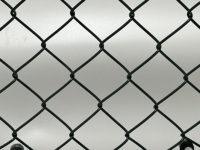 Clôture en treillis métallique galvanisé pour terrains sportifs professionnels, protection de jardin et de cour, filet en PVC vert