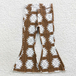 Vente en gros Nouveau Jean large à pattes d'éléphant pour bébés et jeunes enfants Longlv, motif western mignon, respirant - Product Image 3