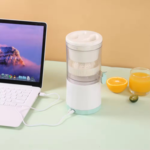 Exprimidor eléctrico portátil 2023, licuadora automática de jugo fresco, carga USB, prensa de limón, exprimidor de naranja, capacidad de plástico de 600ml - Product Image 4