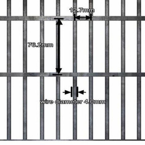 Paneles de Malla de Seguridad Reforzados Tipo 358, Anti-escalada y Anti-cortes, para Protección de Límites - Product Image 3