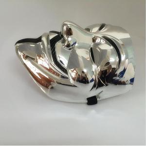 PVC Vàng Bạc Vô Danh V Vendetta Mặt Nạ Halloween Cosplay Guy Fawkes Hacker Masquerade Đảng Mặt Nạ - Product Image 3