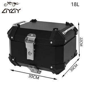 Caja de Carga Universal para Motocicleta y Vehículo Eléctrico de 18L - Aleación de Aluminio - Sellada e Impermeable - Ligera y Duradera - Product Image 2