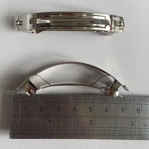 Pasadores de Pelo Franceses de Metal con Forma Arqueada de 10 mm x 7,2 cm con la Marca 'Clip Paris', Pinzas para el Cabello para Accesorios de Cabello Hechos a Mano - Product Image 6