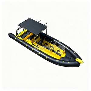 Ferry de Pasajeros de Fibra de Vidrio de 8.6m (28 pies), Bote Inflable Orca Hypalon de Alta Velocidad con Toldo para Transporte Turístico - Product Image 6