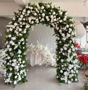 Décoration de <span class=keywords><strong>mariage</strong></span>, <span class=keywords><strong>guirlande</strong></span> de vigne de glycine rose, fleur de cerisier artificielle, panneau mural, <span class=keywords><strong>plafond</strong></span>, fleurs suspendues pour <span class=keywords><strong>plafond</strong></span> - Product Image 5