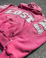 Sweat-shirt Boxy Noir Unisexe de Gros à Sublimation Coton Logo Personnalisé Impression Gonflée Col Rond Broderie Écusson Lavé à l'Acide Hoodie