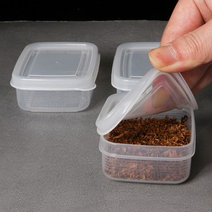Boîte <span class=keywords><strong>de</strong></span> rangement pour <span class=keywords><strong>tabac</strong></span> en plastique transparent anti-humidité Erliao - Boîte hermétique pour feuilles <span class=keywords><strong>de</strong></span> <span class=keywords><strong>tabac</strong></span> - Product Image 3