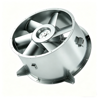 Ventilateur axial résistant aux hautes températures pour l'évacuation des fumées d'incendie dans les systèmes CVC des bâtiments