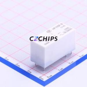 HF115F-S/12-HS Power Relay DIP,12.7x29mm Relay 12V 1 Normally Open: 1A (SPST-Normally Open)::: 6 16A-250VAC - Product Image 1