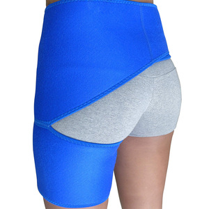 Cintura di supporto per fianchi in Neoprene Anti-muscolo per Fitness con tutore per l'inguine fasciante per sollevamento pesi Sport per sforzo protettivo per la coscia - Product Image 3
