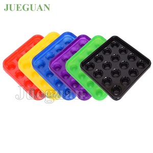 Venta caliente colorido <span class=keywords><strong>billar</strong></span> americano 57,2mm piscina bola bandeja paleta para 16 <span class=keywords><strong>bolas</strong></span> - Product Image 1
