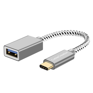 Câble OTG USB C vers USB 3.0 femelle CableCreation, adaptateur Type C vers USB A 5 Gbps tressé 0,5 pied pour MacBook Pro, iPad, S24 - Product Image 1