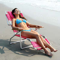 Chaise de bronzage rembourrée Delux personnalisée pour l'extérieur, 5 positions réglables, pour les bains de soleil sur le patio, chaises longues de plage 3 en 1 avec trou pour le visage et les bras