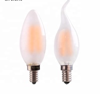 Ampoule Led à Filament de chandelle électrique, lampe de lecture de luxe, E12 E17 E14 6W, variable C35, 2700K 110V 220V 4W
