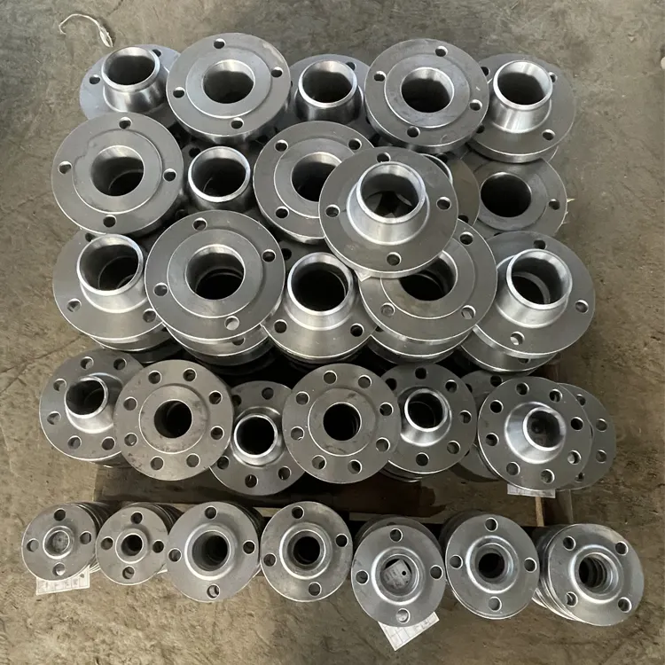 Customized 304 Stainless Steel flanges Carbon steel PN10/16 welded flange ASTM forged threaded drainage pipe fittings flange