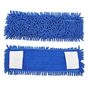 OEM 2025 Premium Interior/Exterior Microfibra Chenille Flat Mop Recargas Set Embalaje Lavable Limpieza de pisos - Product Image 1
