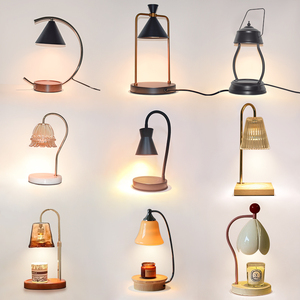 Biểu Tượng Tùy Chỉnh Bắc Âu Hiện Đại Trang Trí Nội Thất Với 2 Bóng Đèn Sinh Nhật Quà Tặng Sang Trọng Nến Điện Sáp Ấm Hơn Đèn Với Bộ Đếm Thời Gian Thay Đổi Độ Sáng - Product Image 2