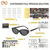 Lunettes de soleil œil de chat TWOOO T1921 personnalisées avec logo OEM ODM pour femmes, protection UV400, mode, conduite, extérieur, vente en gros directe d'usine, promotion exceptionnelle