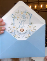 Invitaciones de Boda Personalizadas Hechas a Mano con Impresión Tipográfica y Troquelado, Incluyen Detalles para el Sobre, Tarjetas RSVP y Tarjetas de Alojamiento