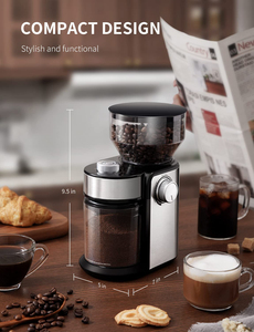Petit moulin à café à meules coniques, 25 réglages, moulin à café expresso, moulin à café électrique - Product Image 2