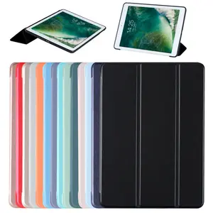 Ultra-Thin Tri-Fold Leather Tablet Case Smart Cover Compatible With IPad Mini 4 And 5