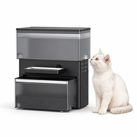 Distributeur d'eau intelligent USMILEPET pour animaux de compagnie, système d'eau fraîche 3,5 L, fontaine à eau sans fil silencieuse pour chats et chiens