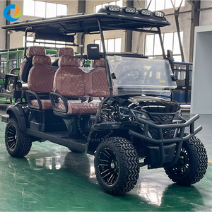 <span class=keywords><strong>Voiture</strong></span> <span class=keywords><strong>de</strong></span> golf tout-terrain Robetaa 6 places avec batterie au lithium 72V et grandes roues pour la chasse - Product Image 1