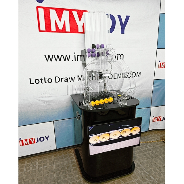 Happiness Electronic Lucky air Mixing Jet Lotto Online Drawing Random Number Ping Pong Balls Lottery Jackpot Game Machine