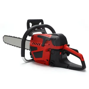 China Suppliers Hydraulic Chainsaw Wood Cutter 58cc Outdoor Heavy Duty Wood Cutting Petrol Chain Saw