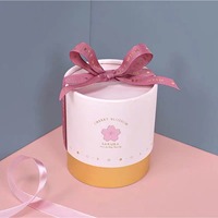 Boîte à thé biodégradables avec Logo personnalisé, cylindre en carton ample, Tube en papier Kraft pour pot de bougies, pièces