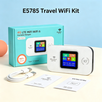 E5785 4G LTE MiFi WiFi6 Hotspot portable 150 Mbps Routeur WiFi de poche Emplacement pour carte SIM 3000 mAh LCD