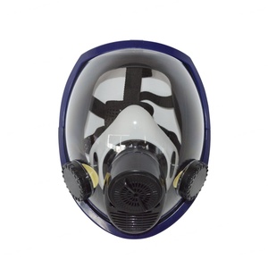 Masque respiratoire industriel intégral en silicone anti-poussière avec double filtre - Product Image 5