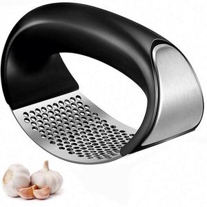 Wholesale Smart Kitchen Tool Garlic Peeler <b>Brush</b> Stainless Steel Garlic Press - Product Image 2