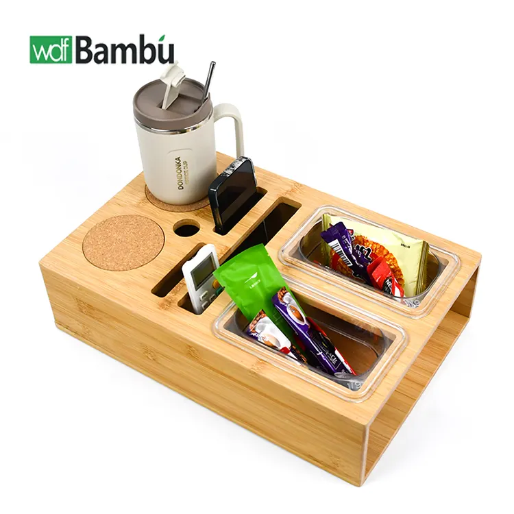 WDF Nova Chegada console de sofá porta-copos amigão organizador coaster sofá-bar sofá de bambu bandeja porta-copos