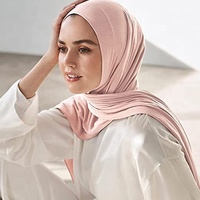 Foulard de Prière Musulman en Jersey de Coton Premium Vente en Gros, Hijab Instantané, Châles Arabes Islamiques de Dubaï, Foulard de Tête