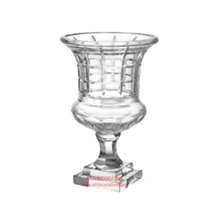 Vaso de urnio de vidro com design exclusivo, vaso para decoração de flores, rosa, flores frescas, decoração de vidro