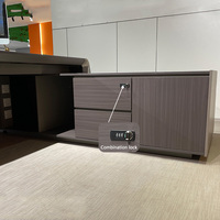 Ensemble de chaise de bureau de direction moderne de luxe ML avec panneau en bois extensible, écologique, facile à assembler, pour bureau commercial et à domicile