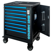 Chariot de rangement d'outils intelligent, armoire à 8 tiroirs, serrure numérique, éclairage LED, étagère latérale, coffre roulant en fer, OEM/ODM/OBM, atelier automobile, 450 kg