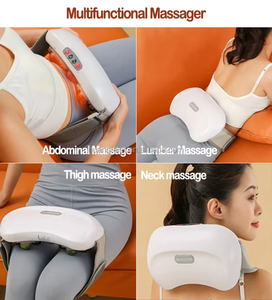 เข็มขัดนวดไฟฟ้าแบบ<span class=keywords><strong>นวด</strong></span>คลึง บรรเทาอาการปวด พร้อมลูกกลิ้งหยก เครื่องนวดหน้าท้องแบบสั่น - Product Image 6