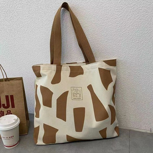 Cotton Canvas Tote <strong>Bag</strong> with Webbing Handle Beach <strong>Bag</strong> for Women - Product Image 3