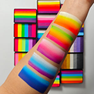 สีทาหน้าเค้กแบบศิลปะน้ำสีรุ้งแบบกันแสงยูวีปลอดสารพิษติดโลโก้ได้ตามต้องการ - Product Image 4