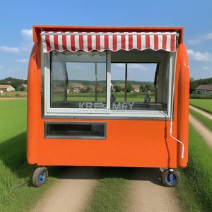2025 Multi-function Fruit Bar Ice Kiosk Donut Candy Carts Hot <b>Dog</b> <b>Stand</b> Outdoor Fully Equipped <b>Food</b> Trailer - Product Image 5