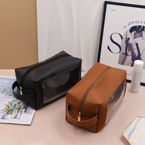 Bolsa de Aseo Transparente Rectangular de Gran Capacidad, Bolsa de <span class=keywords><strong>Viaje</strong></span> para Avión, Bolsa de Maquillaje, Kit de Afeitado, Equipaje de Mano Resistente al Agua - Product Image 4