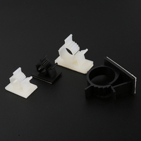 OUORO OR-1720 Clip de câble en nylon auto-adhésif industriel de haute qualité direct d'usine PA noir blanc R-Type 94-V2 94-V2 Clip de câble