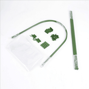 Pergola Outdoor Gardening Pergola Flower Stand Wear-resistant <b>Plastic</b>-coated Steel Pipe Plant Vegetable Support <b>Rod</b> Bracket - Product Image 2