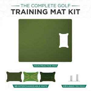 เสื่อฝึกซ้อมกอล์ฟ 3 in 1 สำหรับใช้ในร่มและกลางแจ้ง พร้อมพื้นที่ฝึกชิปปิ้ง สำหรับนักกอล์ฟมืออาชีพ - Product Image 4