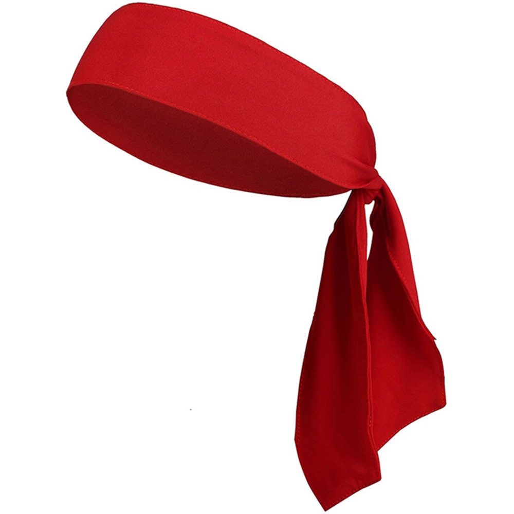 Bandeau long de tennis rouge